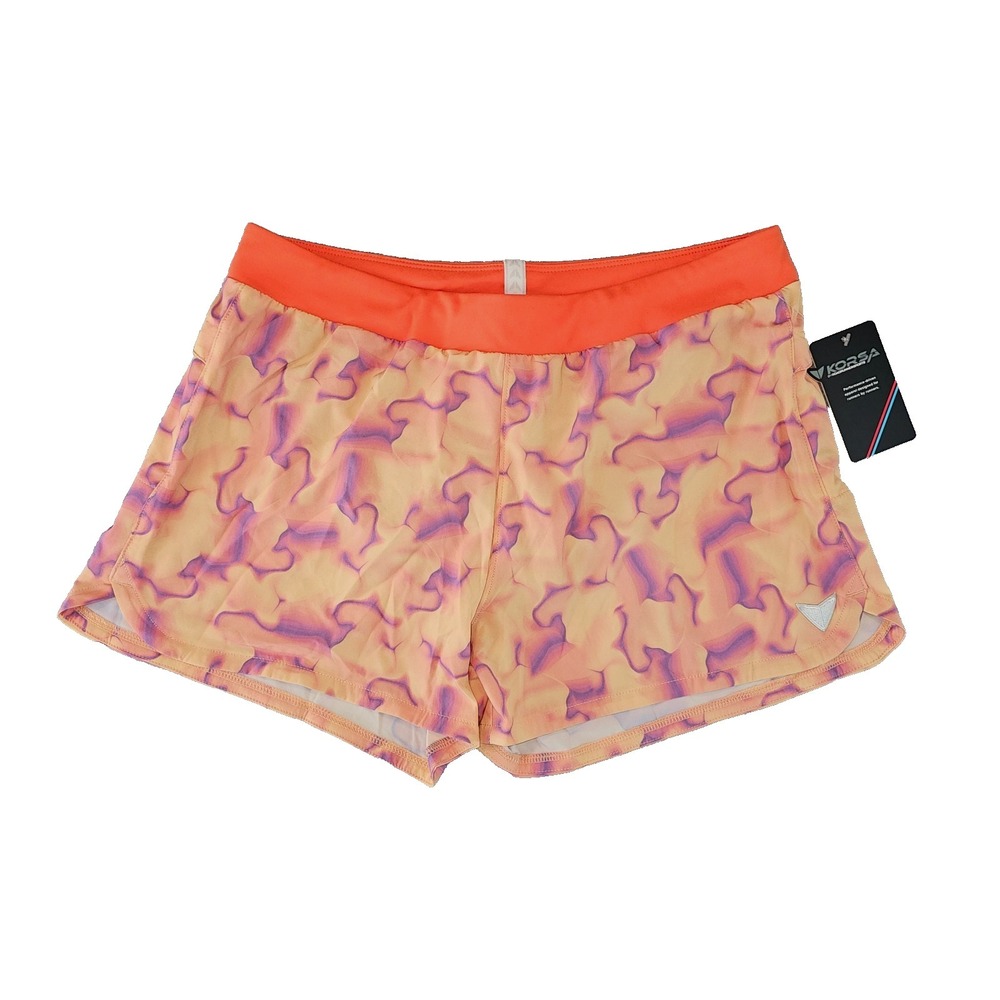 KORSA Embrace 3" Short 2.0 Evolve Orange Pink Medium NWT